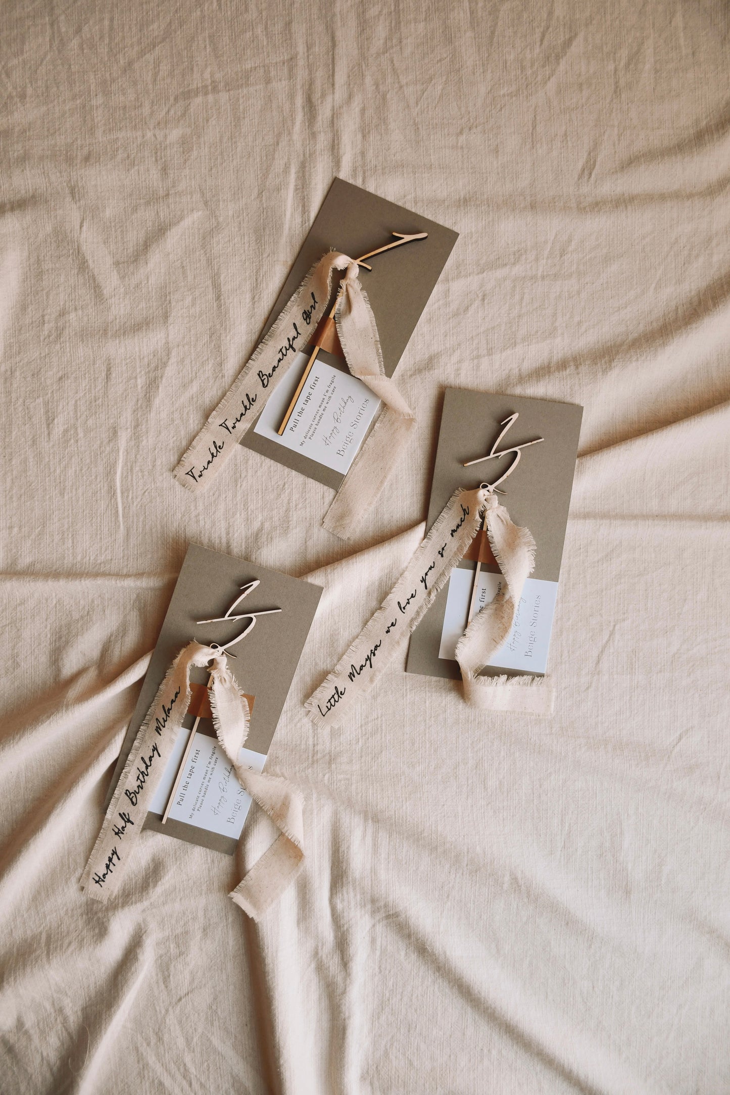Number Cake Topper - Bespoke Ribbon