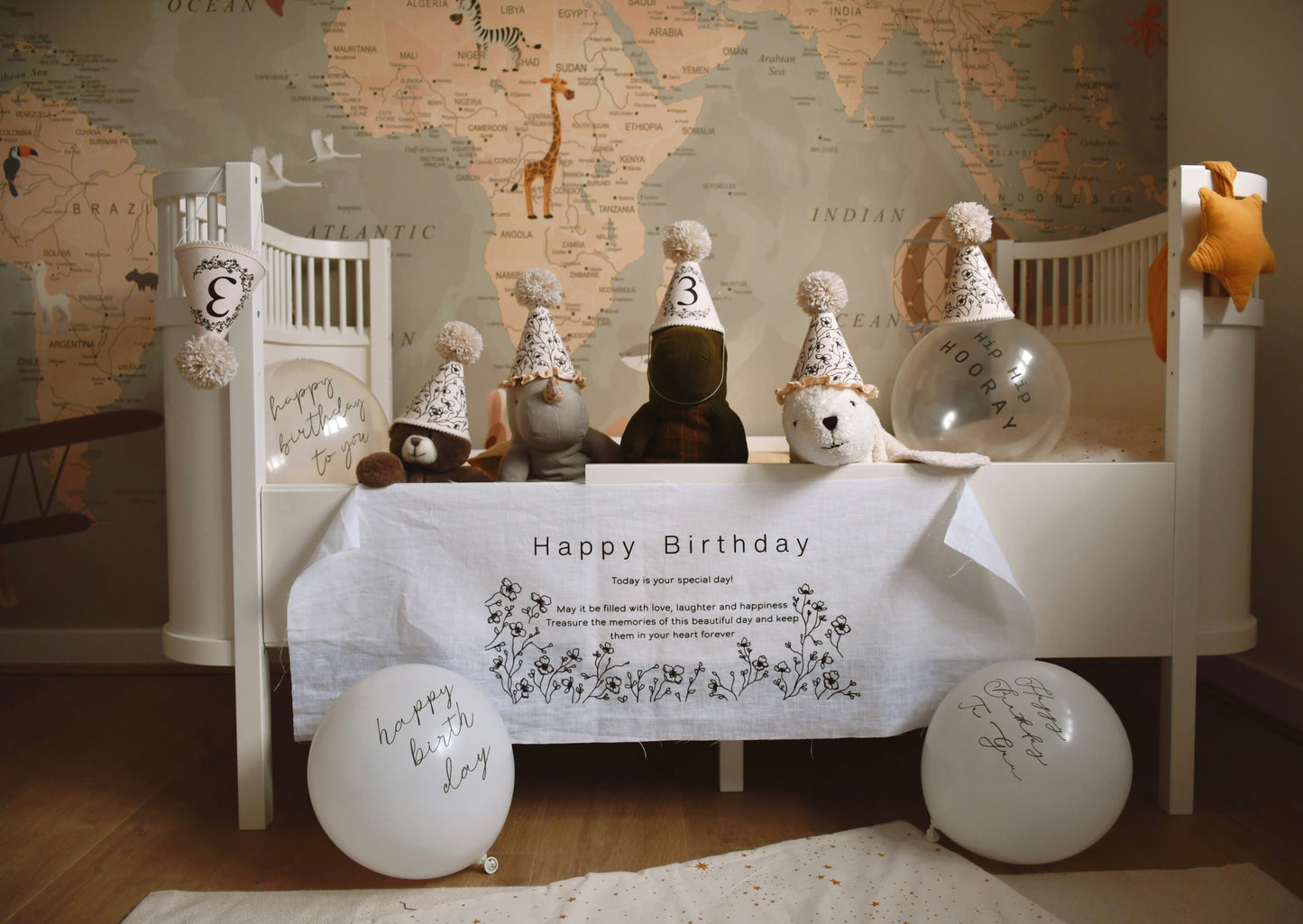 Plain Cream - Party Hat