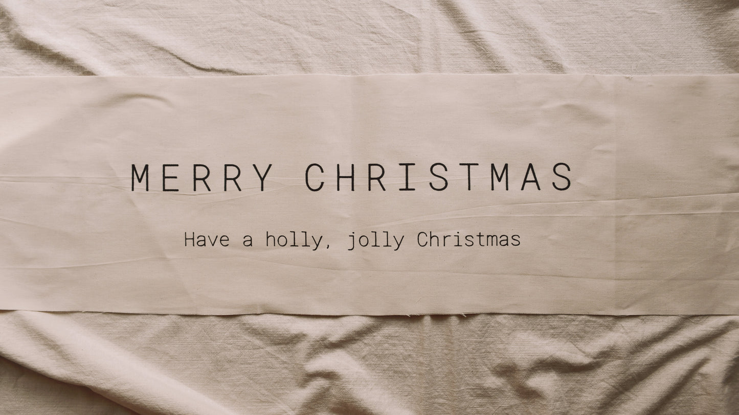 Handmade Cotton Christmas Tapestry