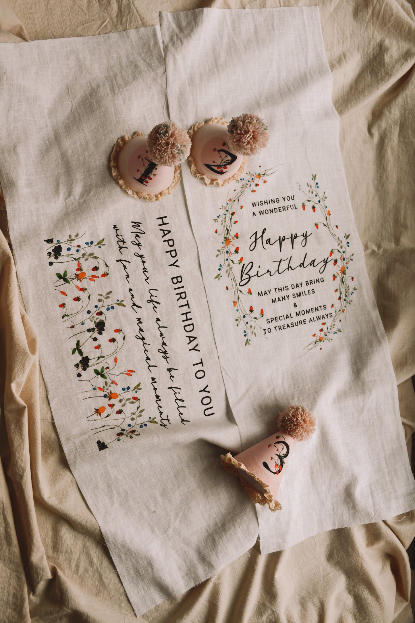 Wildberries - Linen Banner