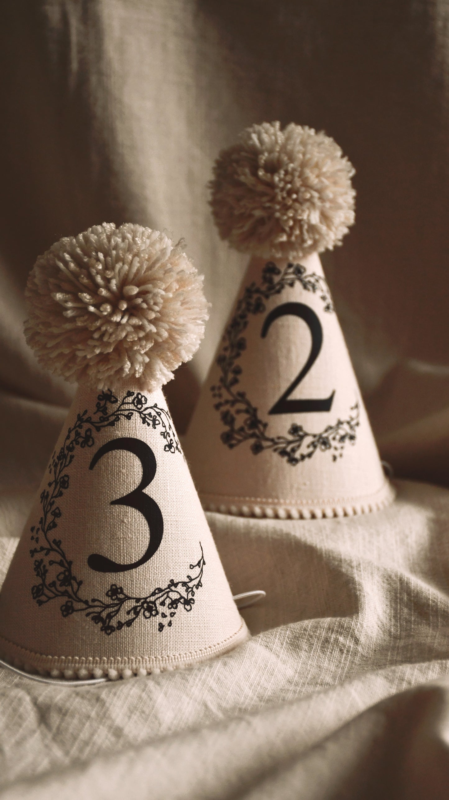 Cherry Blossom (Numbers) - Party Hat