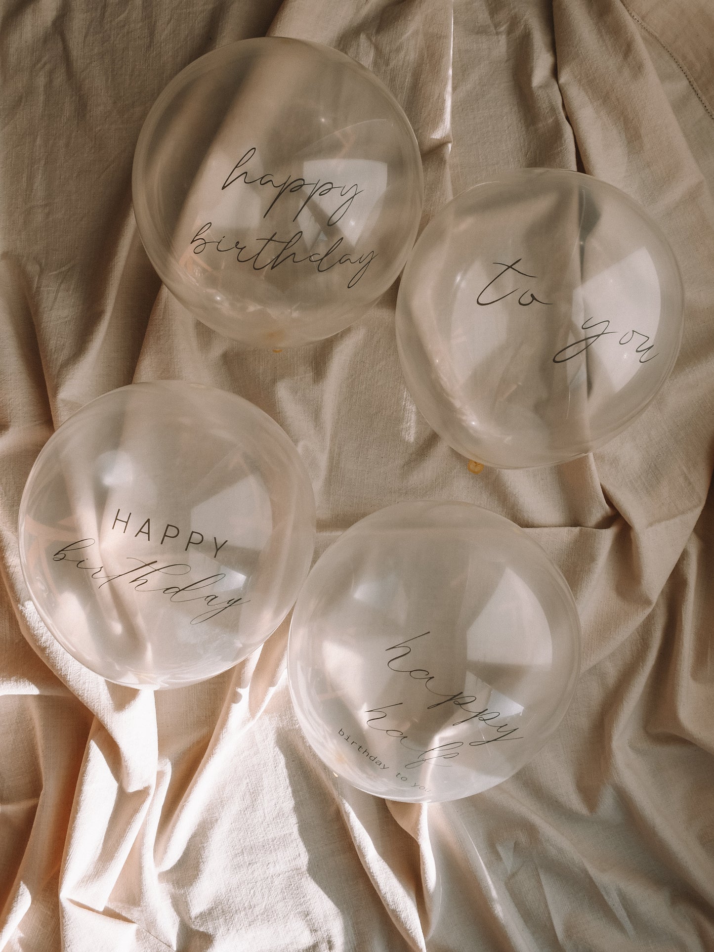 Happy Birthday - Transparent Balloon