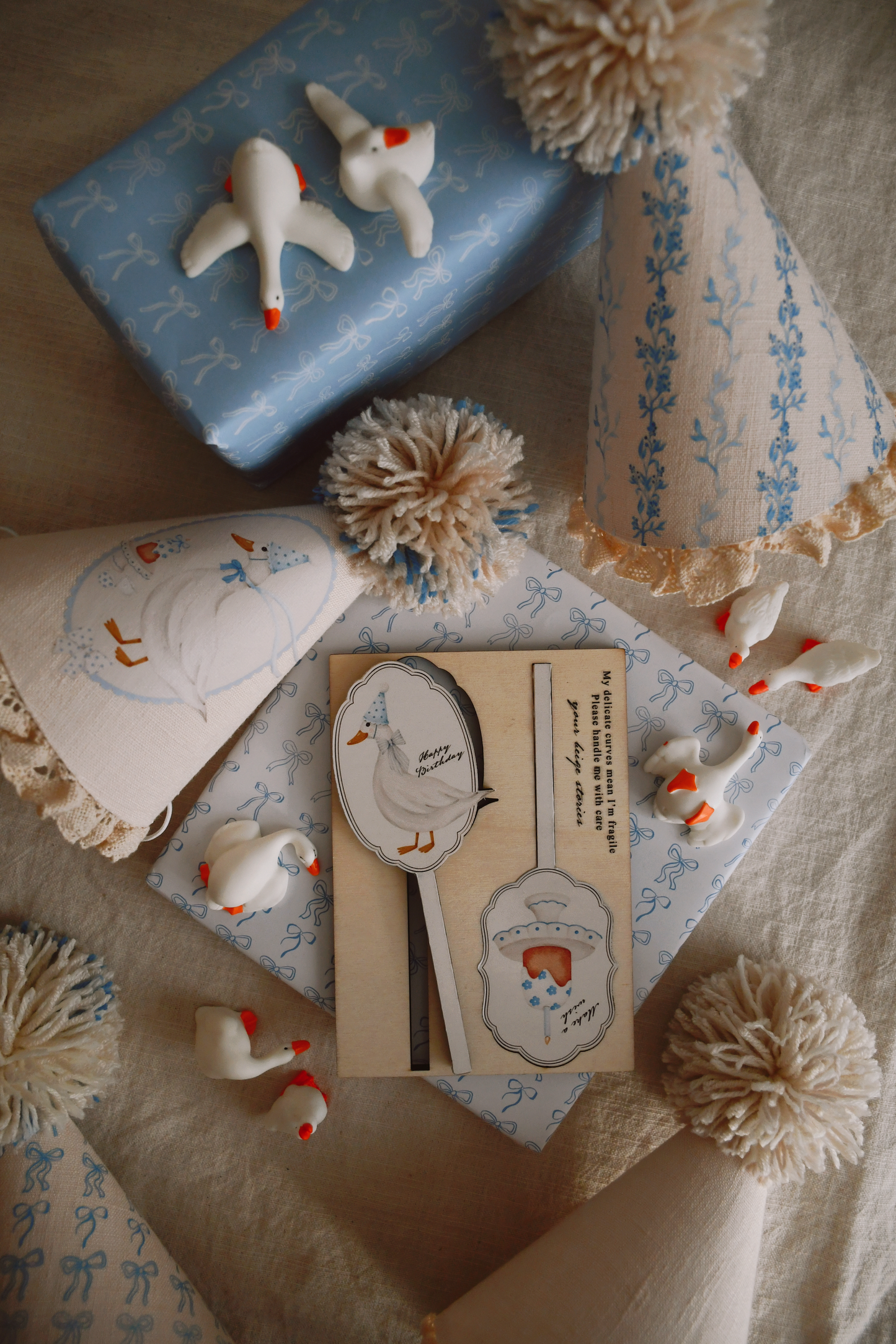 Goose Cake toppers