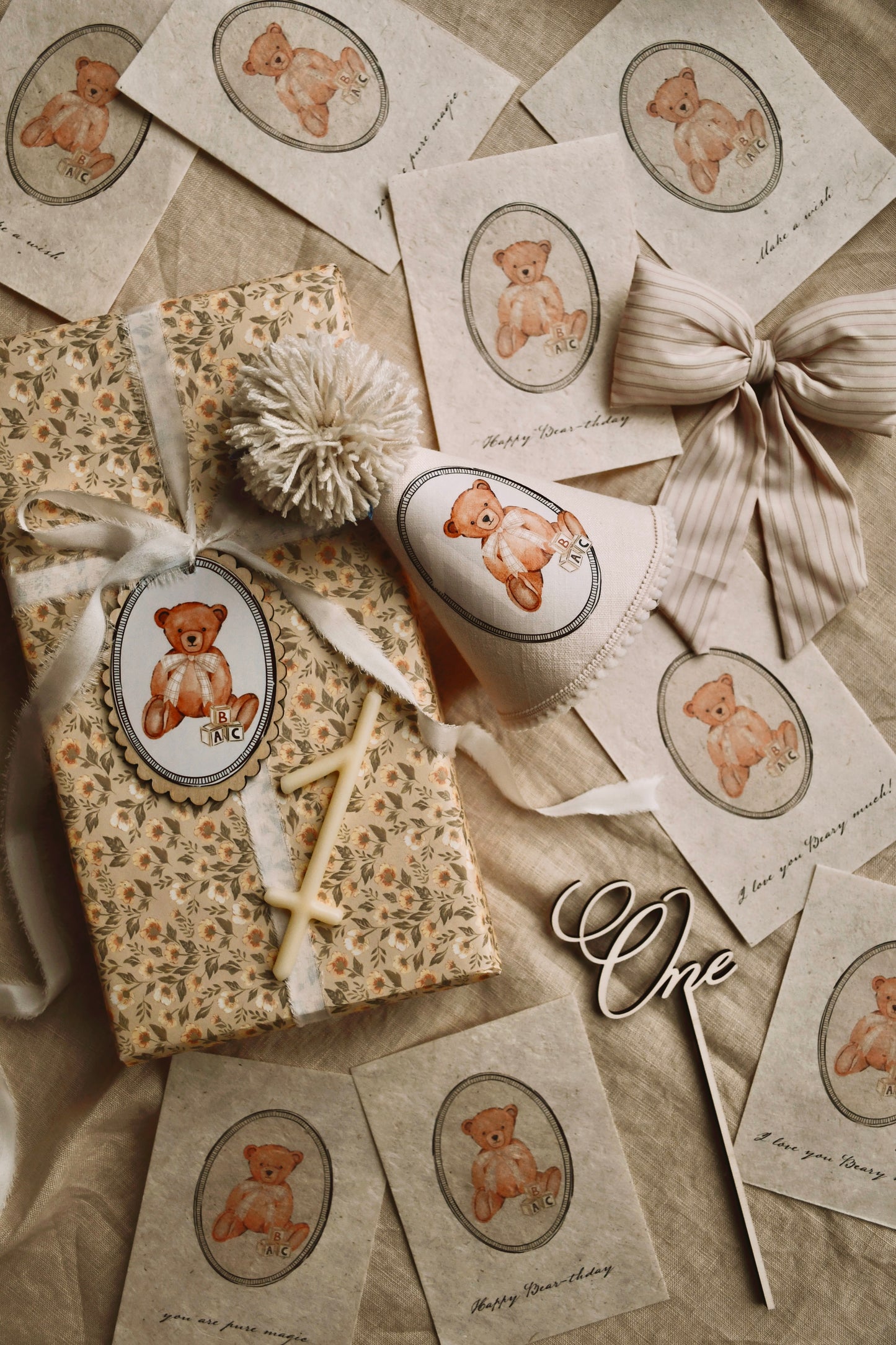 Teddy Bear - Party Hat
