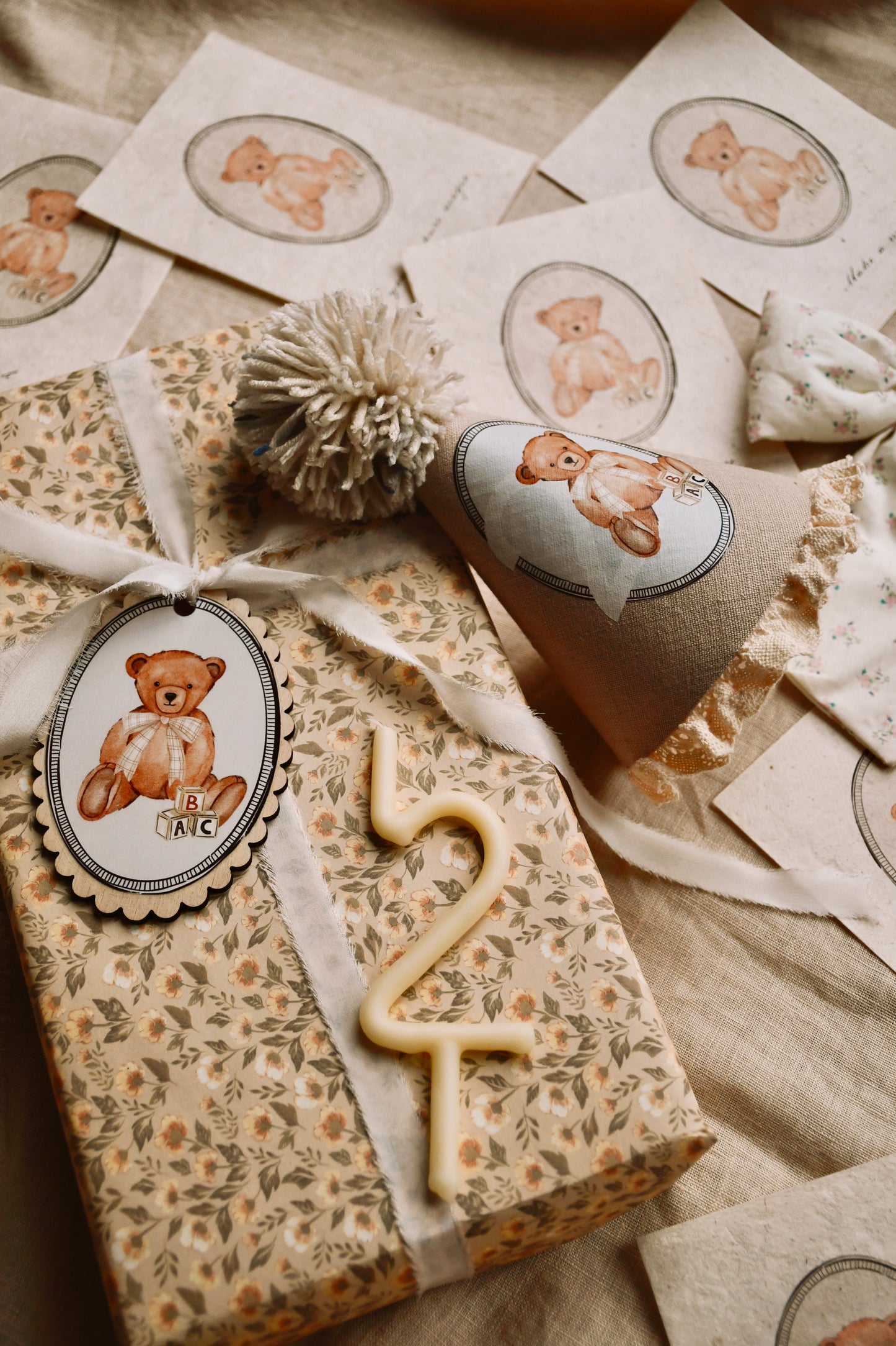 Teddy Bear - Party Hat