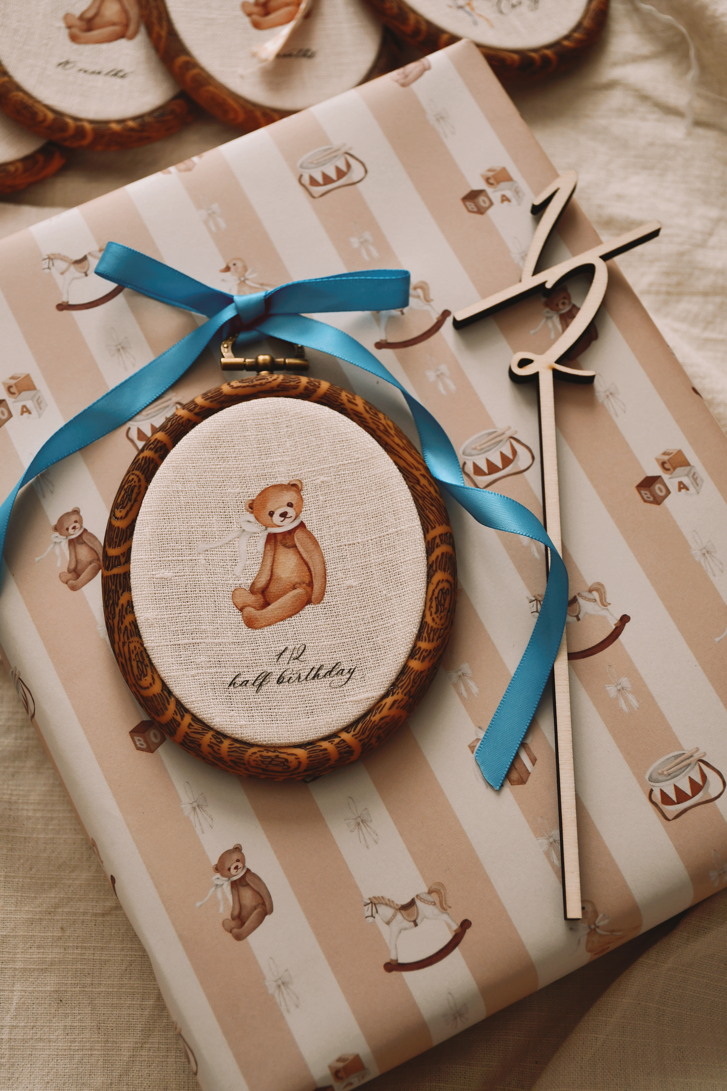 Personalised Baby Monthly Milestones - 13 Hoops