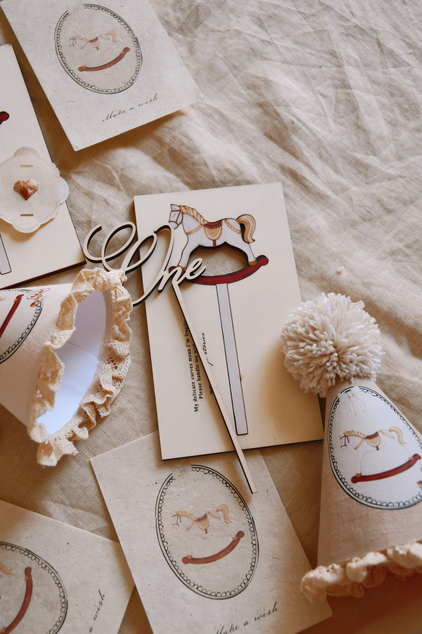 Rocking Horse Cake Toppers