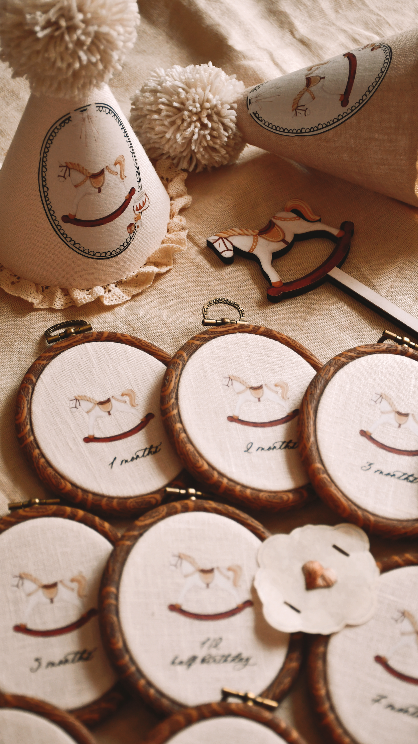 Rocking Horse Cake Toppers
