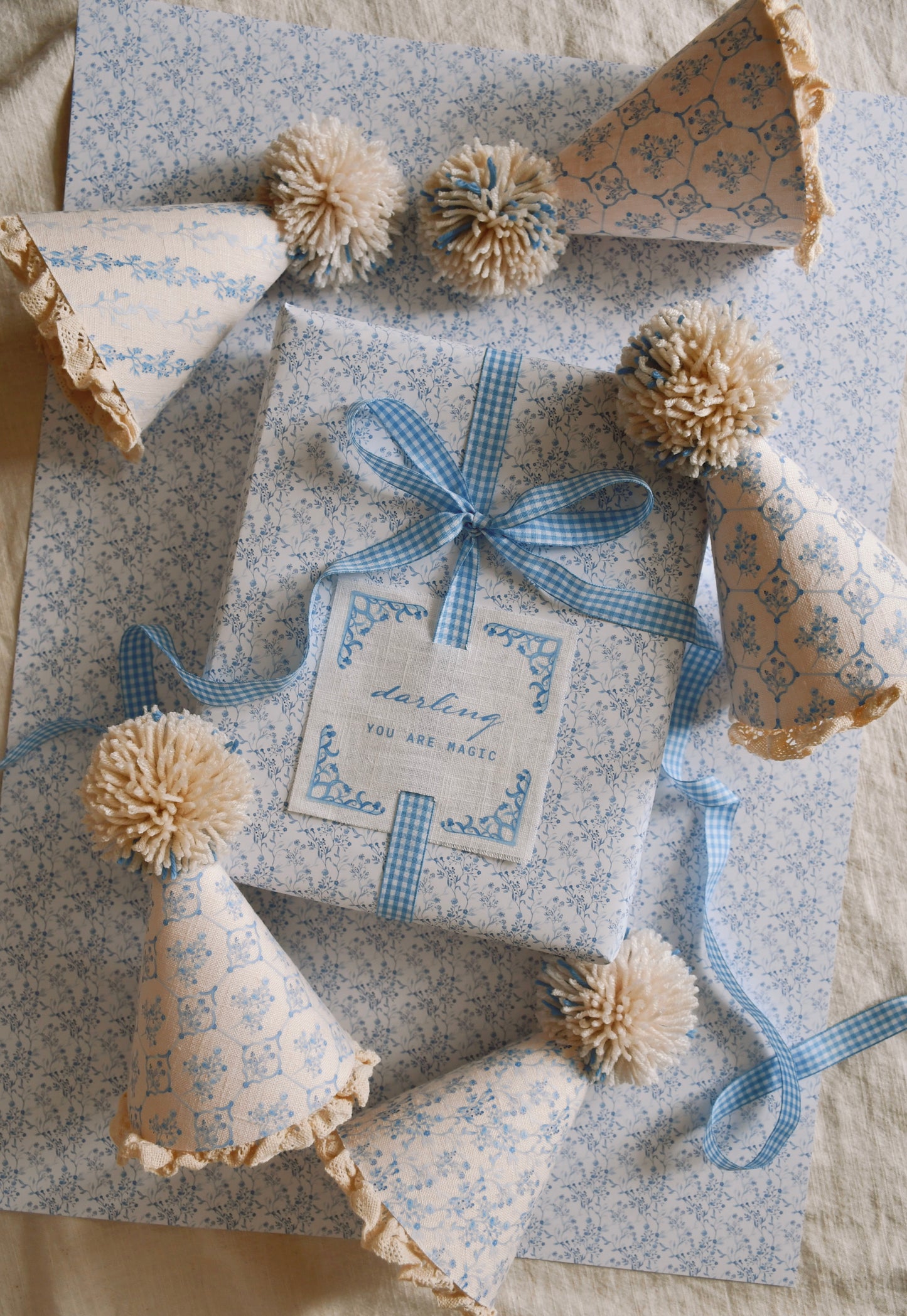 Wrapping paper - Lisbon (Flowers)
