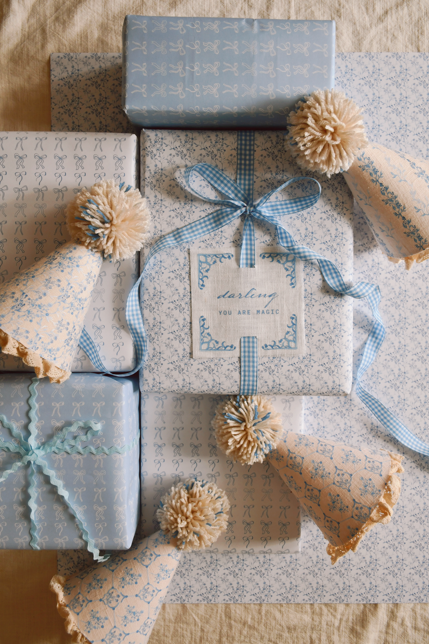 Wrapping paper - Lisbon (Flowers)