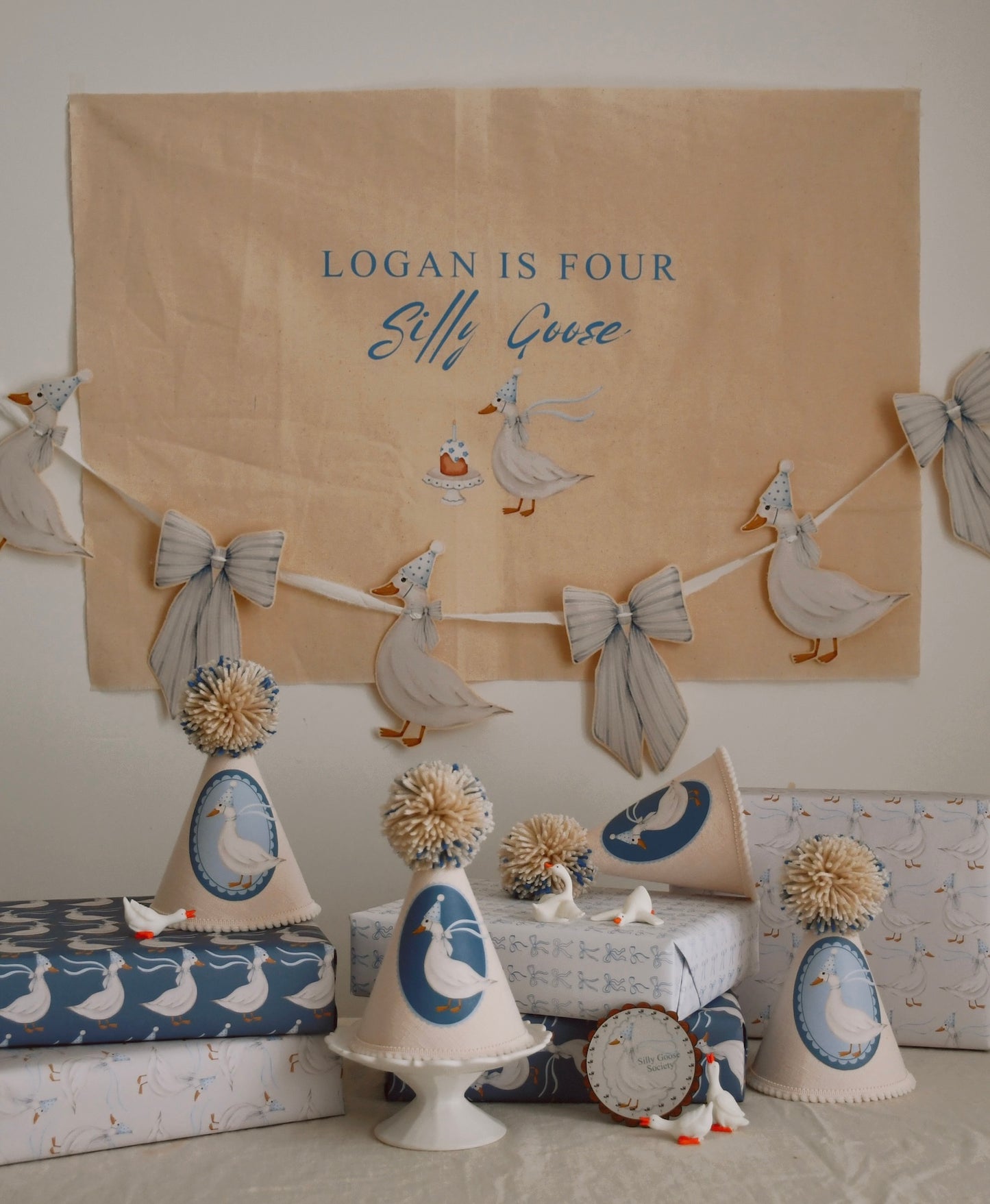 Silly Goose Banner - Add Name & Add Age