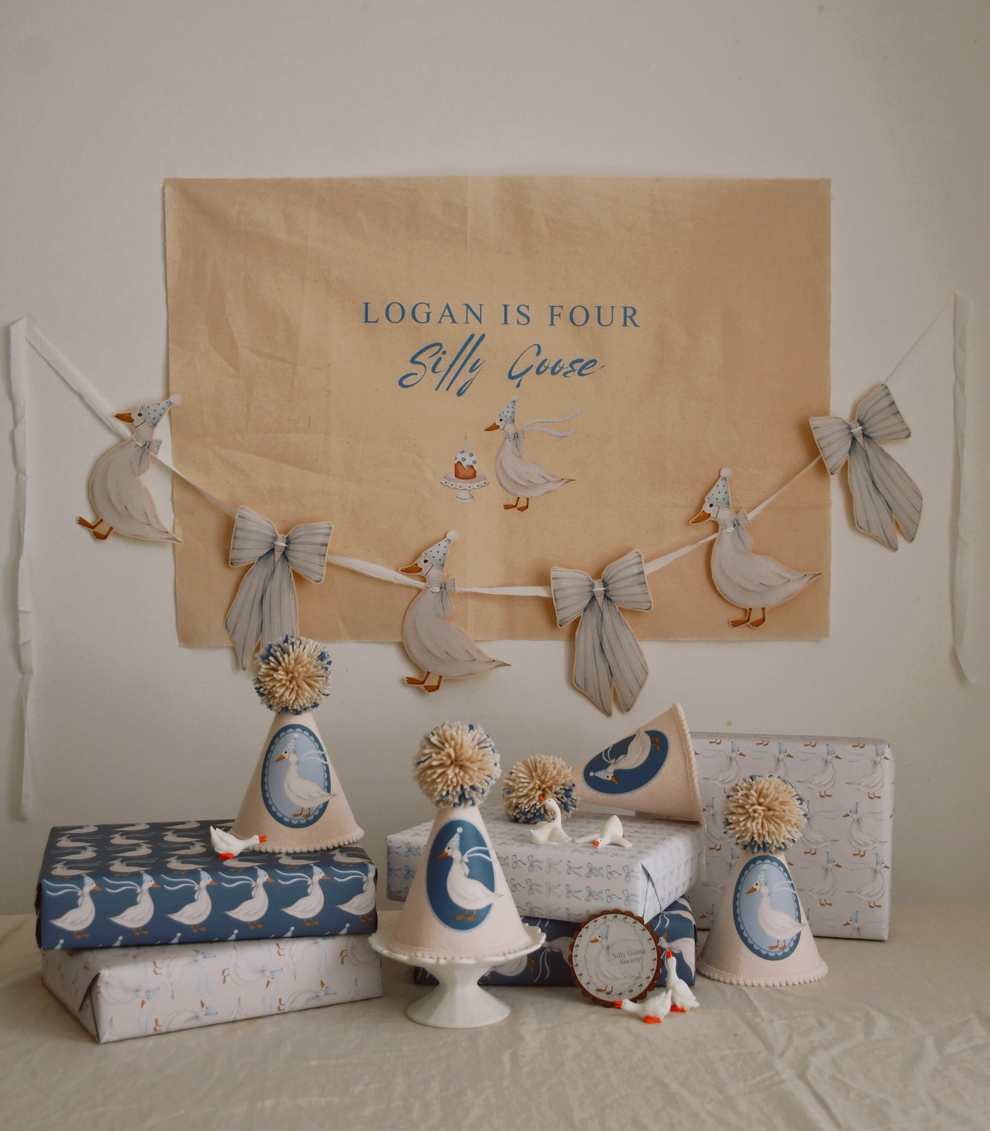 Silly Goose Banner - Add Name & Add Age