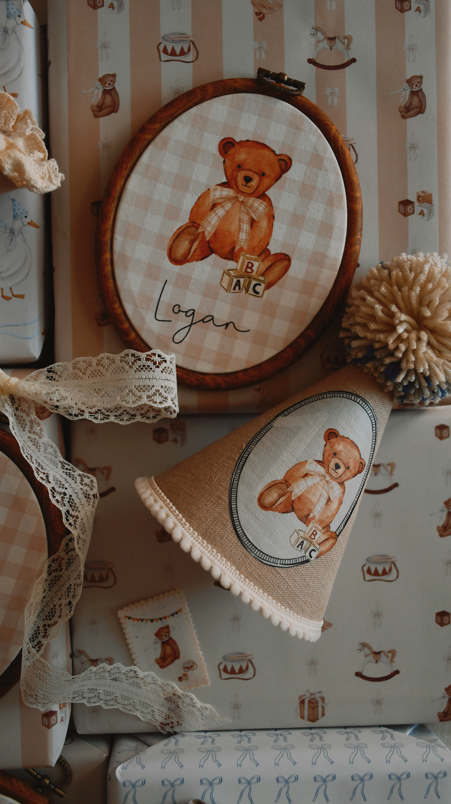 Personalised Hoops Frame