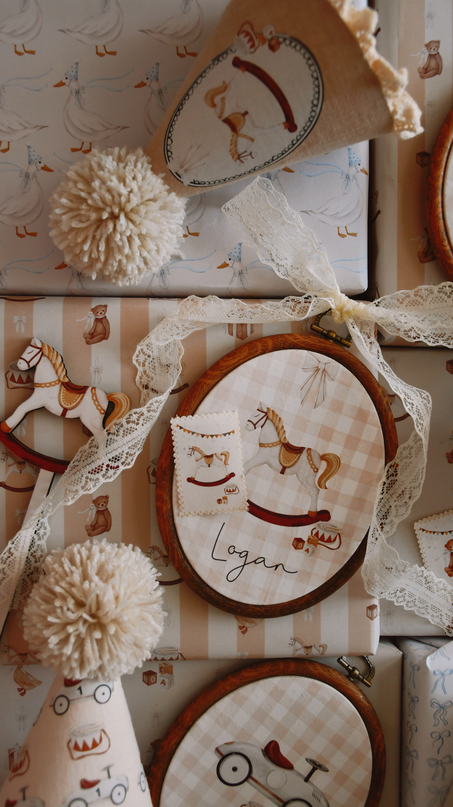 Personalised Hoops Frame