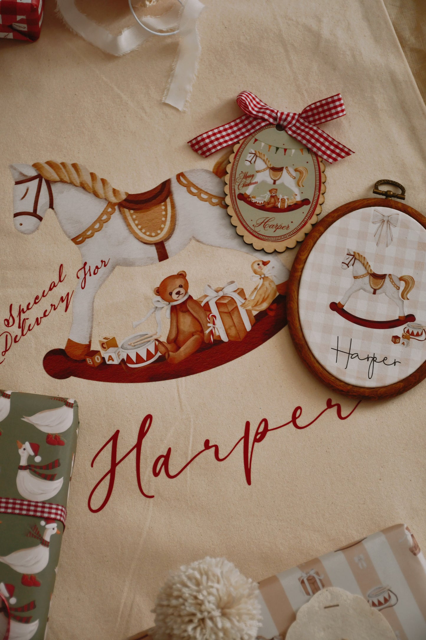 Rocking Horse - Gift Tags Personalised
