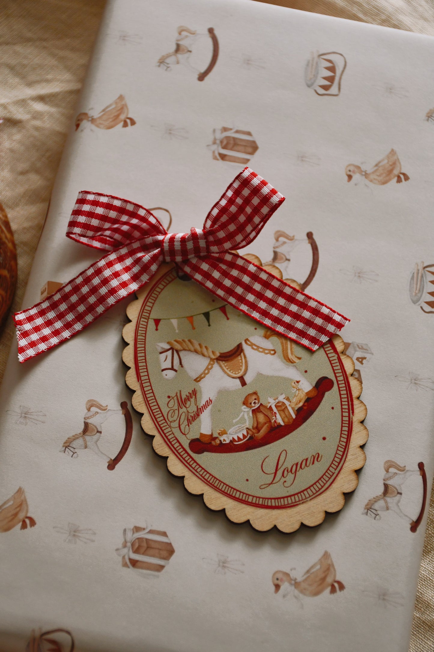 Rocking Horse - Gift Tags Personalised