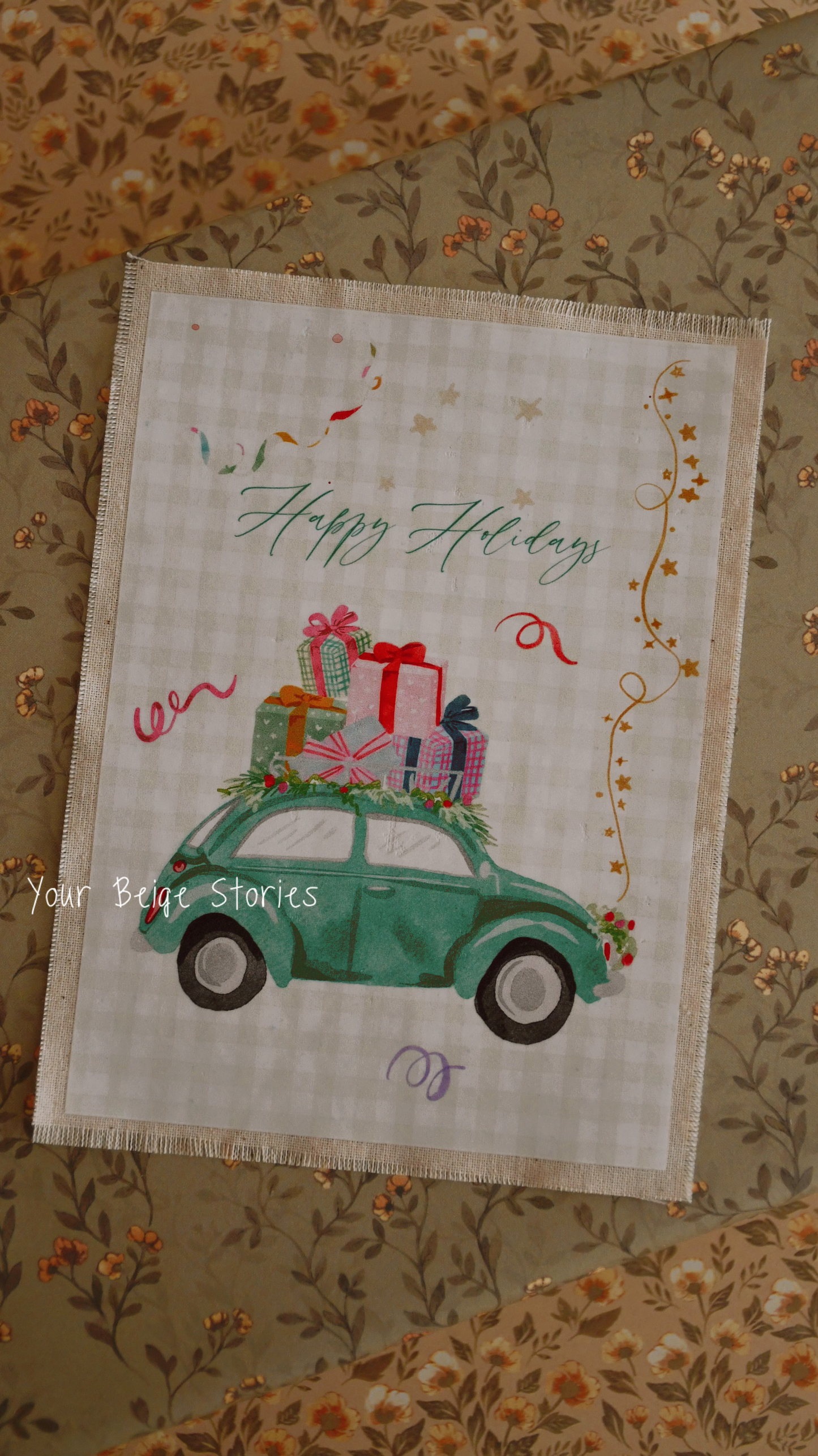 Christmas Cotton Cards