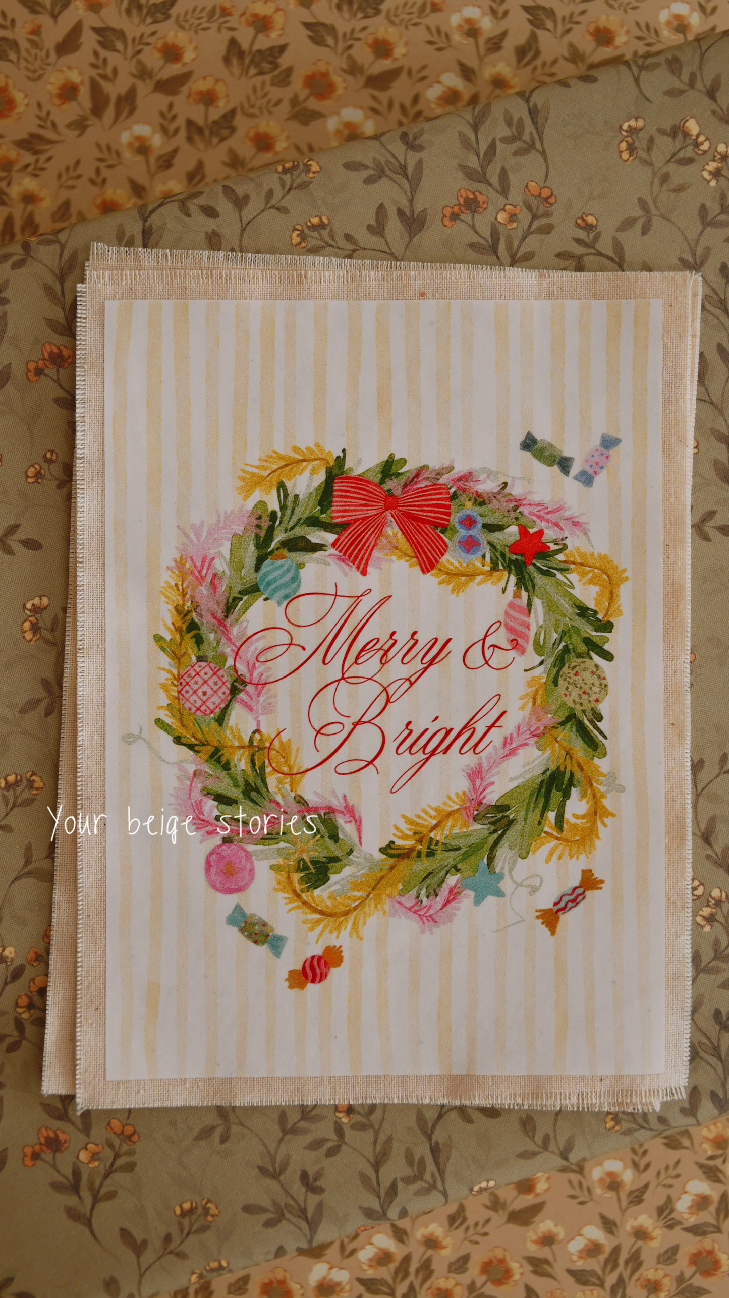 Christmas Cotton Cards