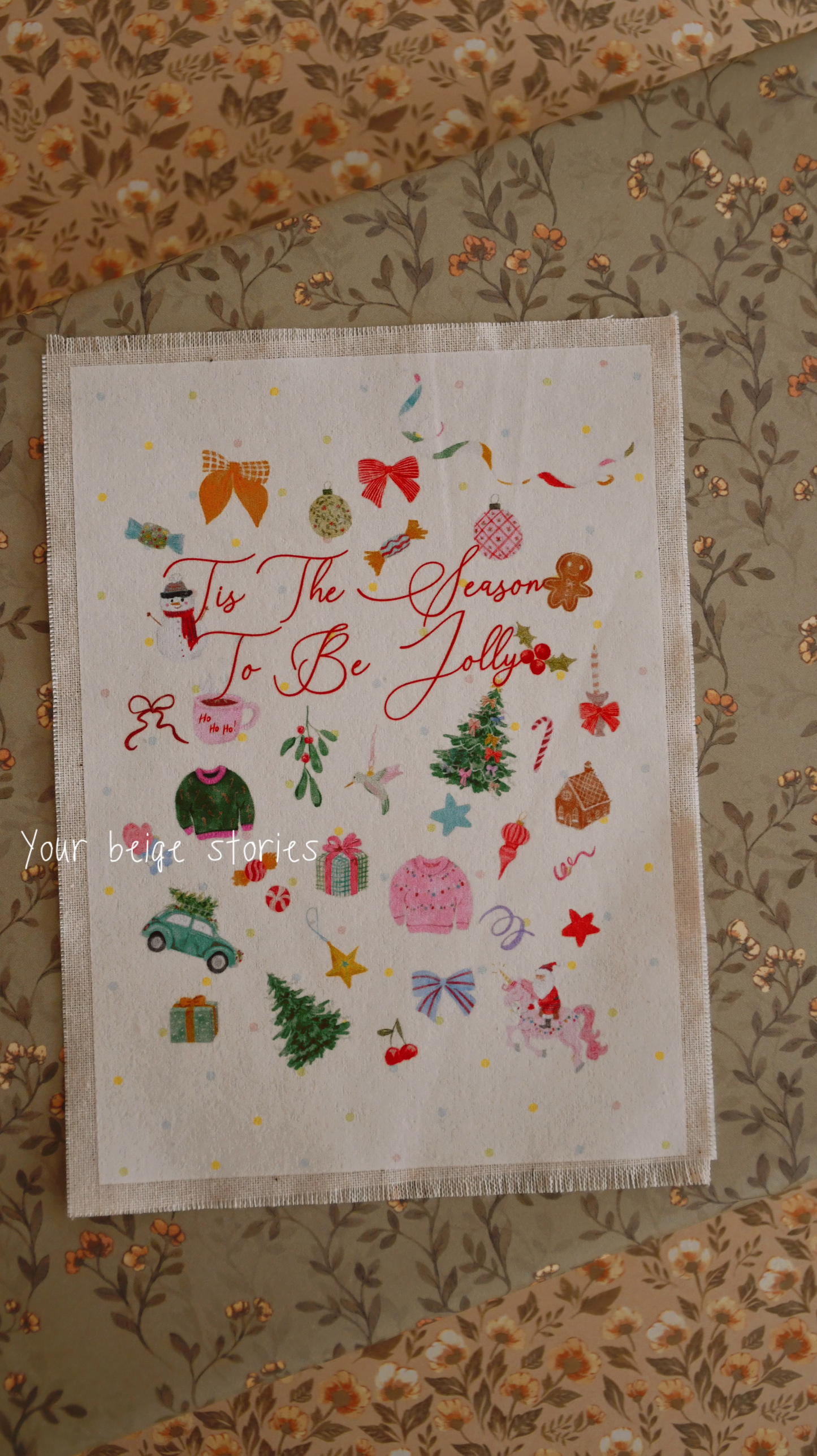 Christmas Cotton Cards