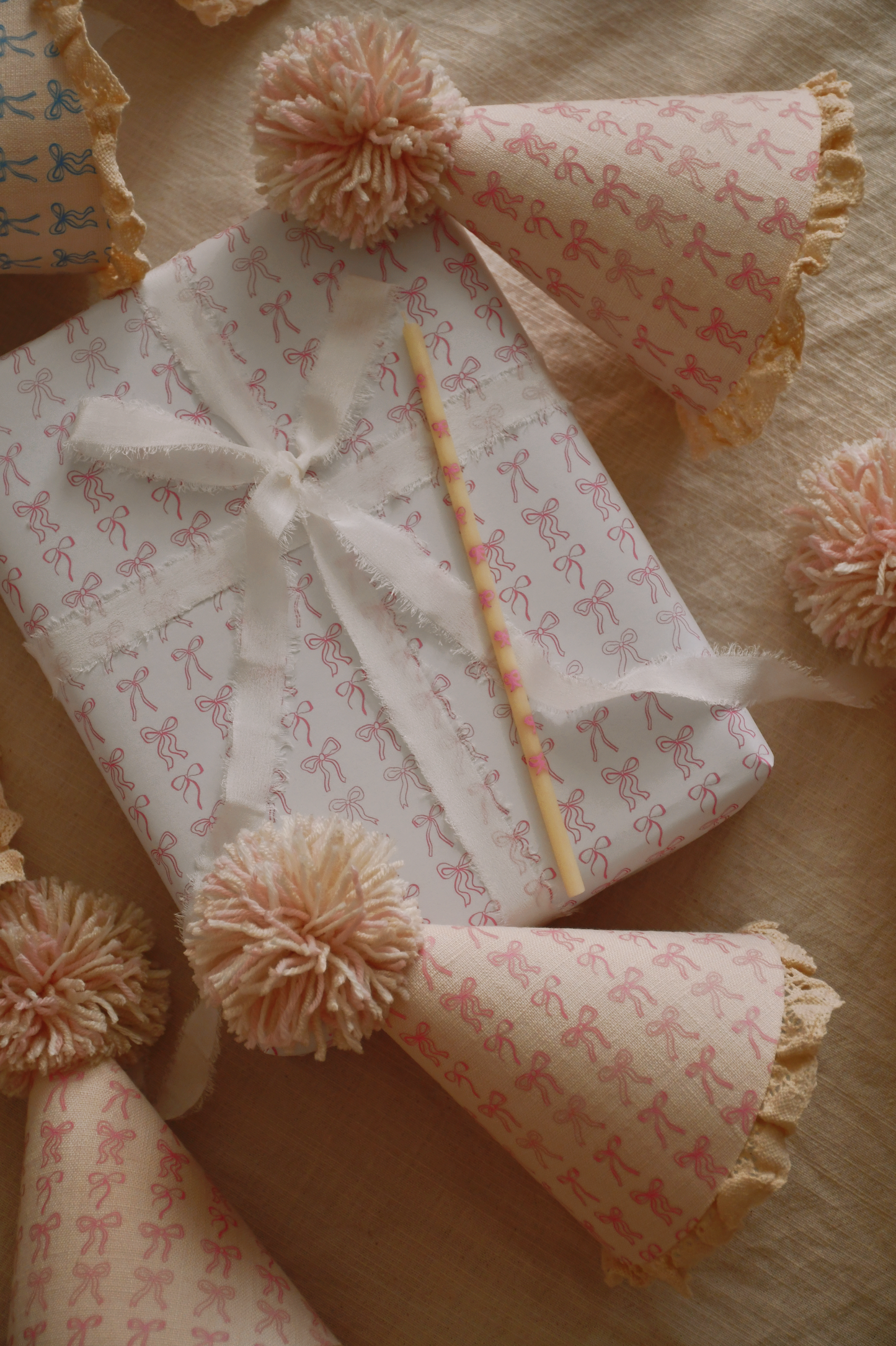Bows Pattern - Party Hat