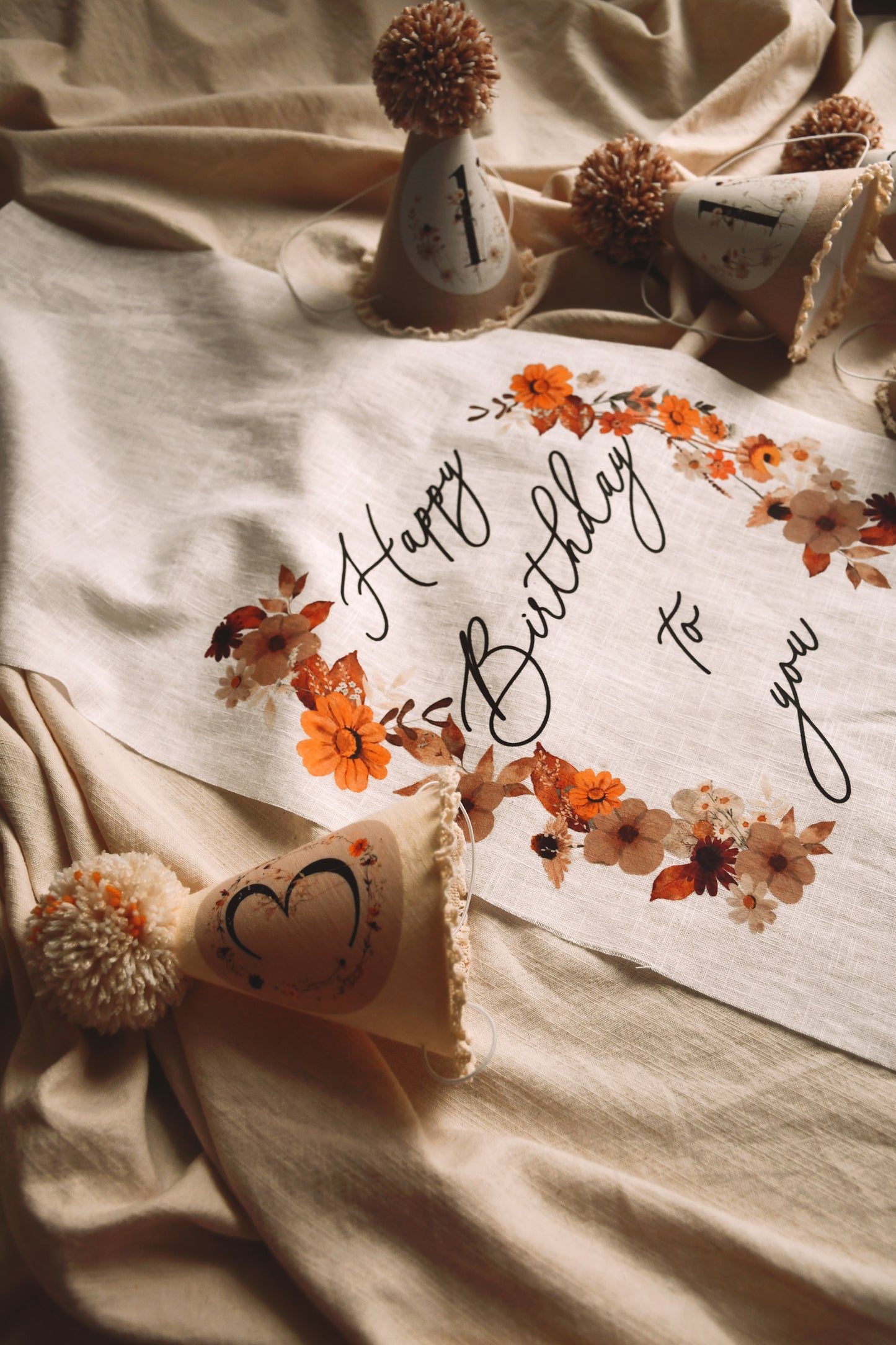 Autumn Wildflower - Party Hat