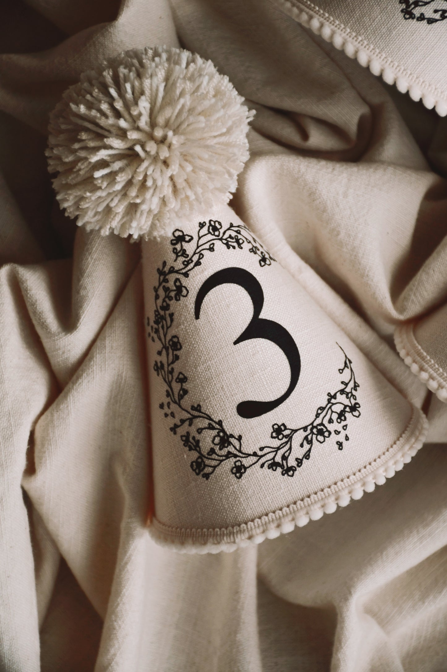 Cherry Blossom (Numbers) - Party Hat