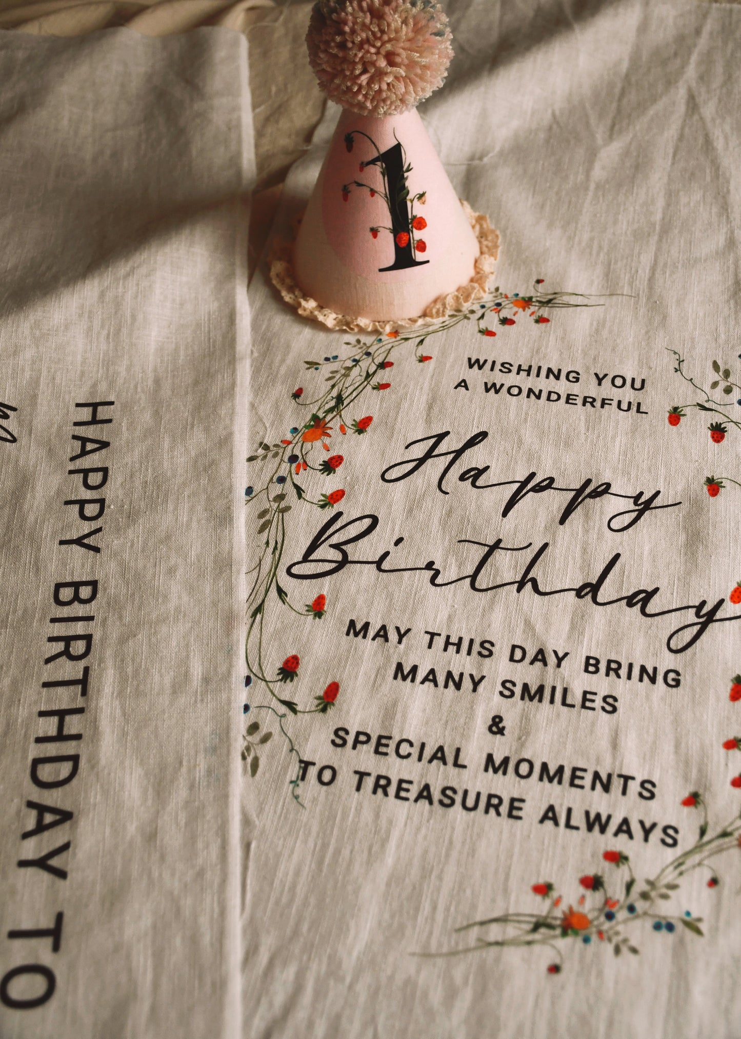 Wildberries - Linen Banner