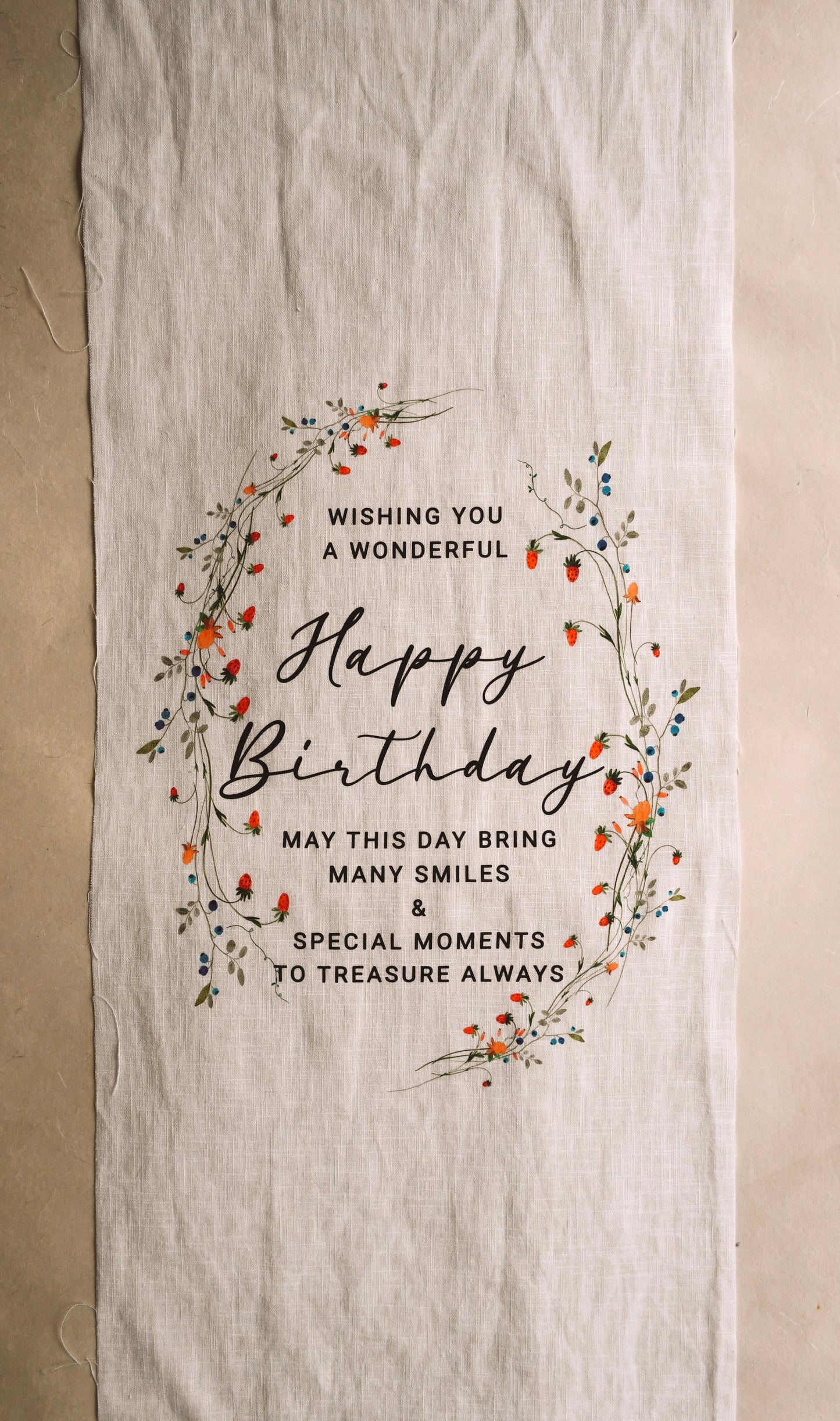 Wildberries - Linen Banner