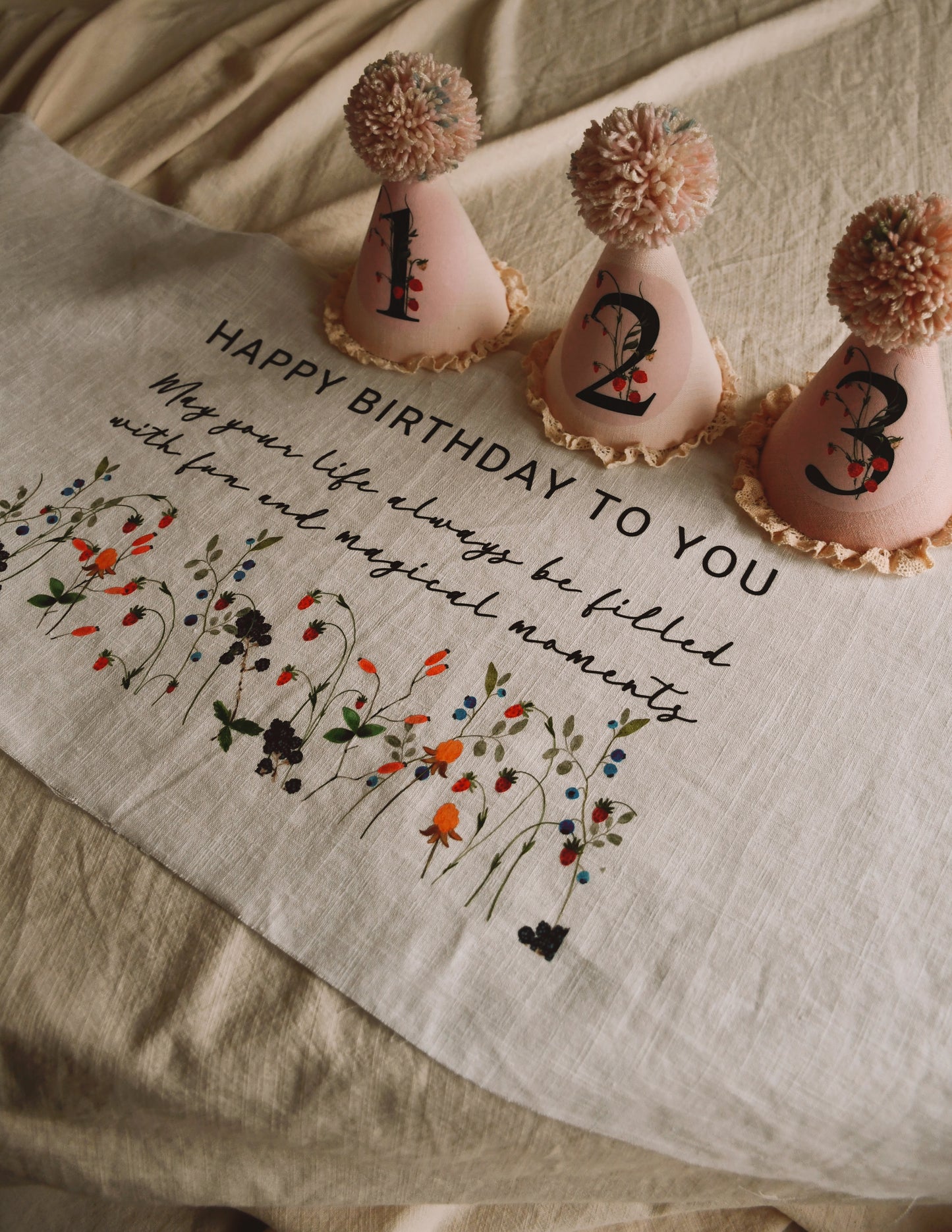 Wildberries - Linen Banner