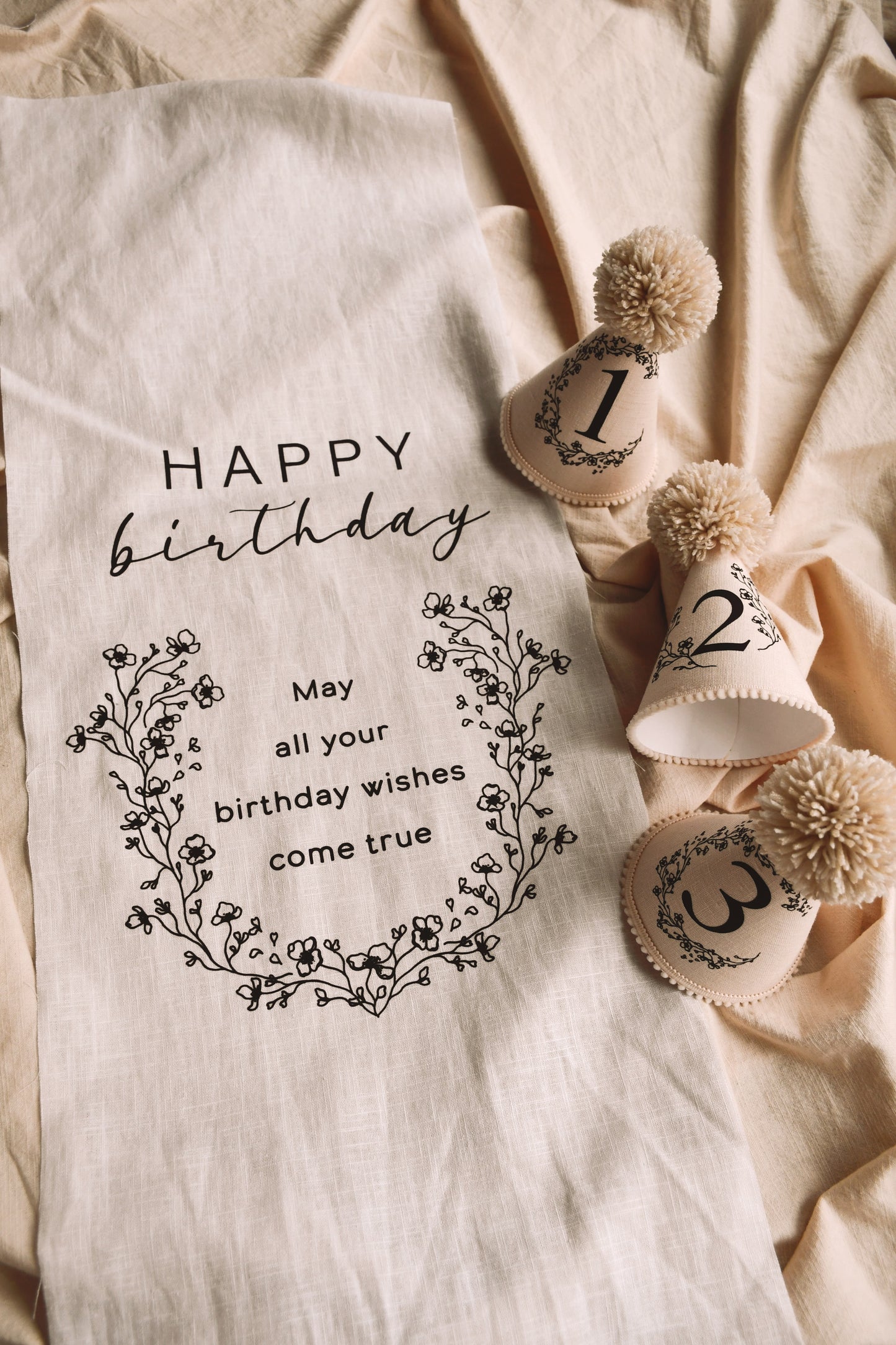 Cherry Blossom (Numbers) - Party Hat