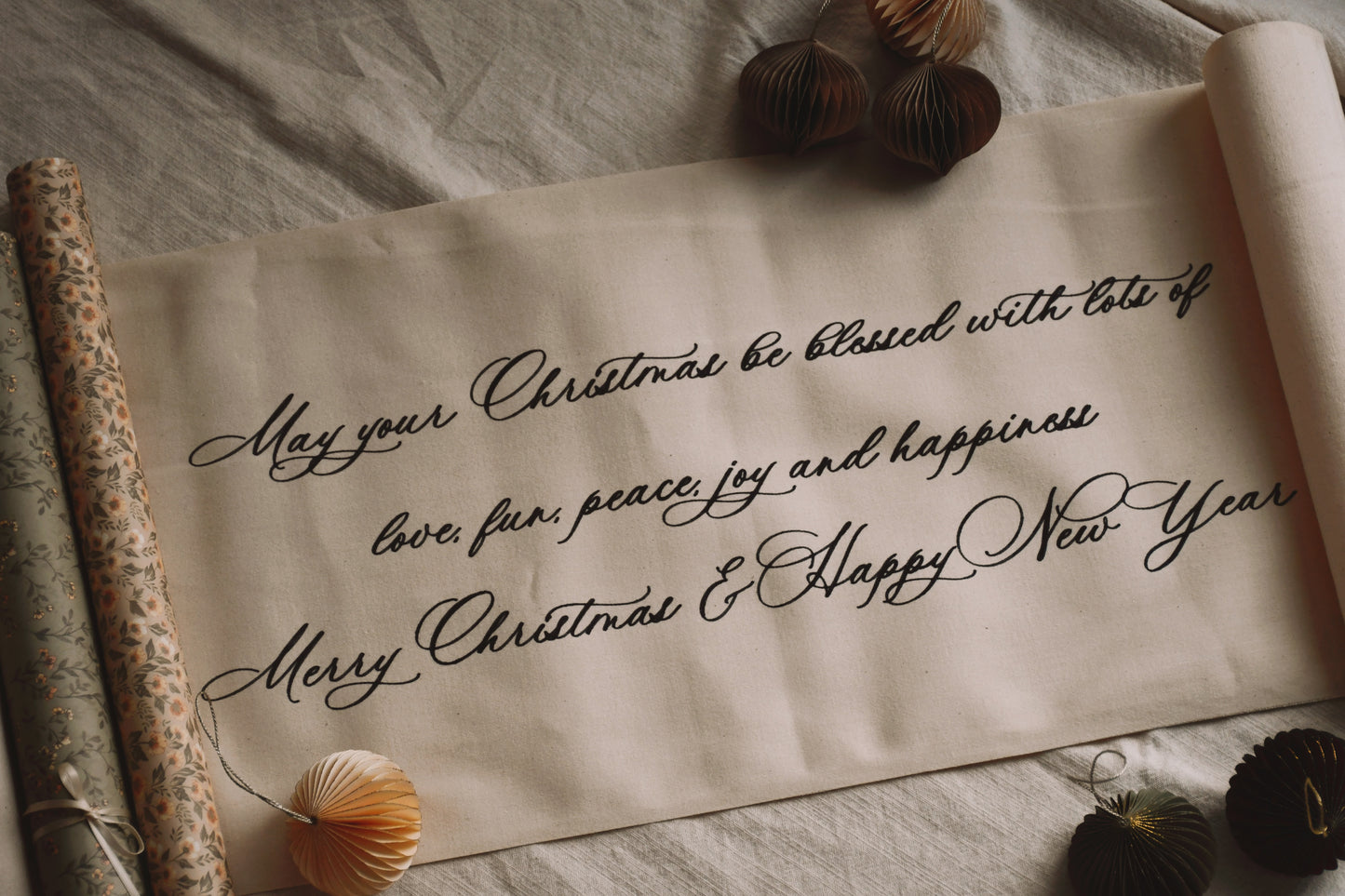 Handmade Cotton Christmas Tapestry