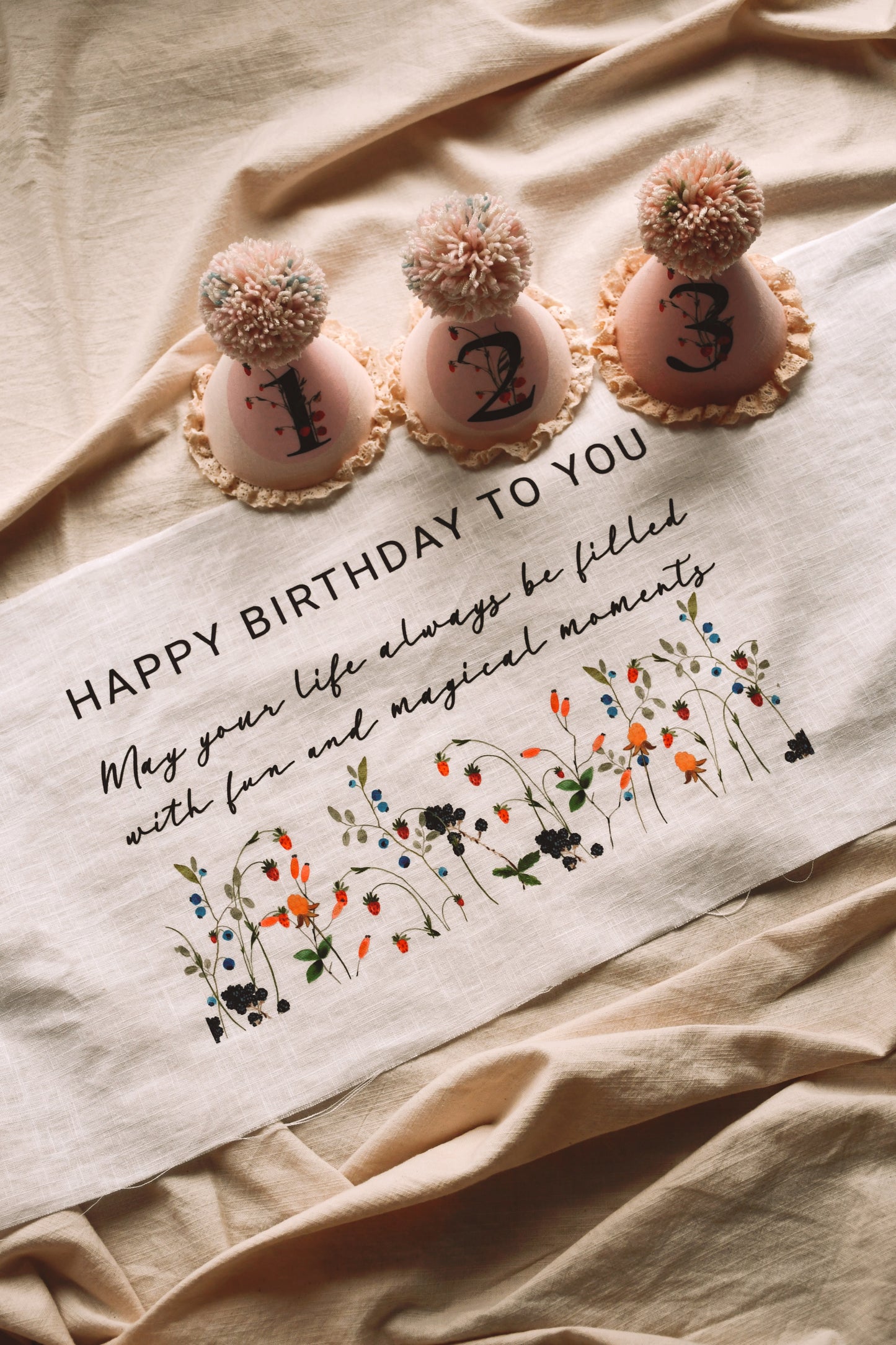 Wildberries - Linen Banner