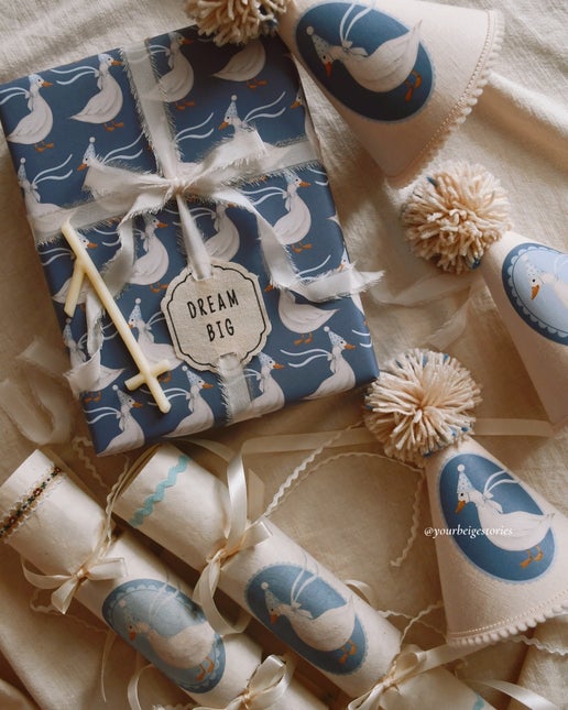 Wrapping paper - Goose