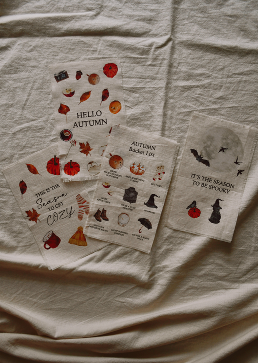 Fall season Linen Sheets