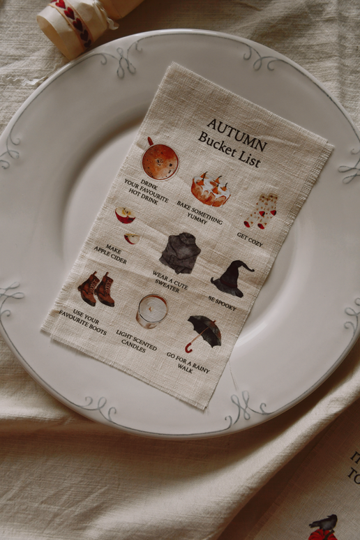 Fall season Linen Sheets