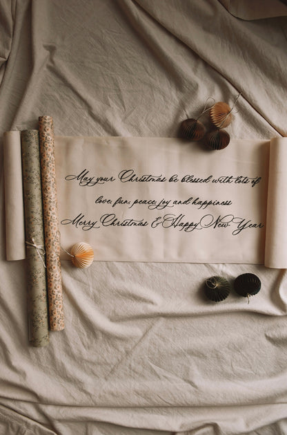 Handmade Cotton Christmas Tapestry