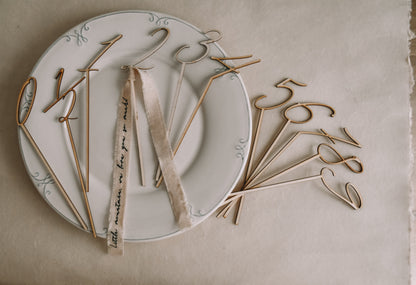 Number Cake Topper - Bespoke Ribbon