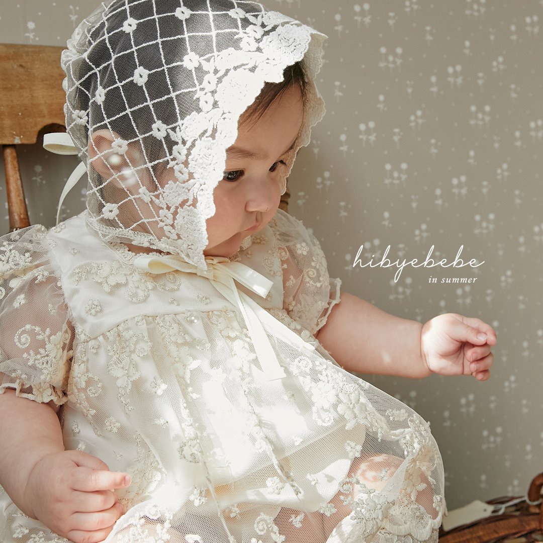 hibyebebe - Blosoom Lace Bonnet