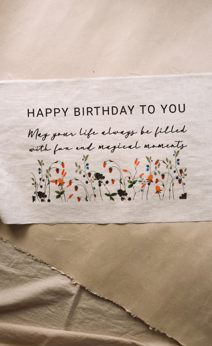 Wildberries - Linen Banner