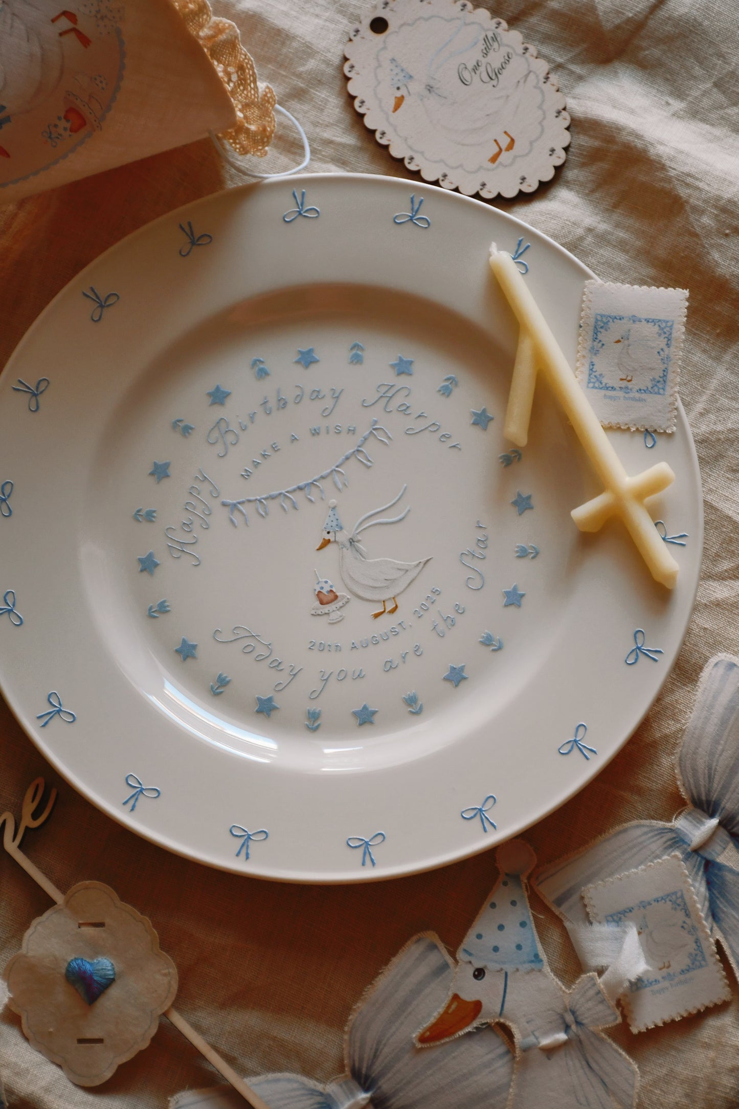 Keepsake Plate - Silly Goose (Pre-Order 1st September)