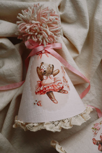 Bear Ballerina - Party Hat