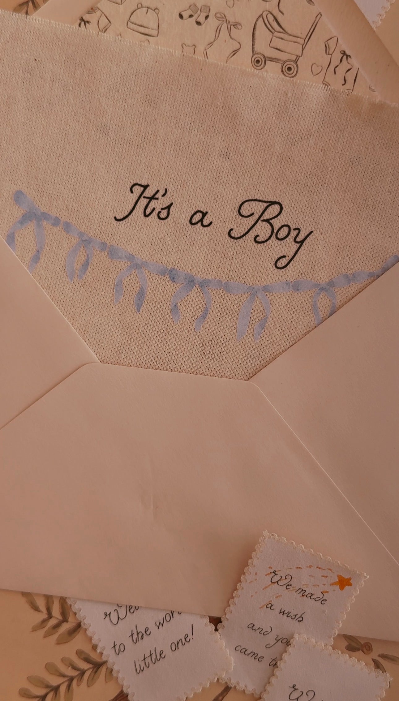 Gender Reveal - Cotton Card