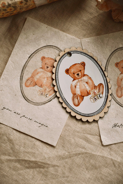 Teddy Bear Cards - Set of 4