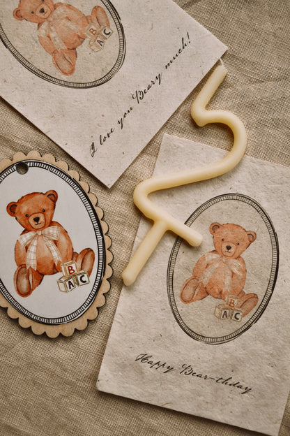 Teddy Bear Cards - Set of 4