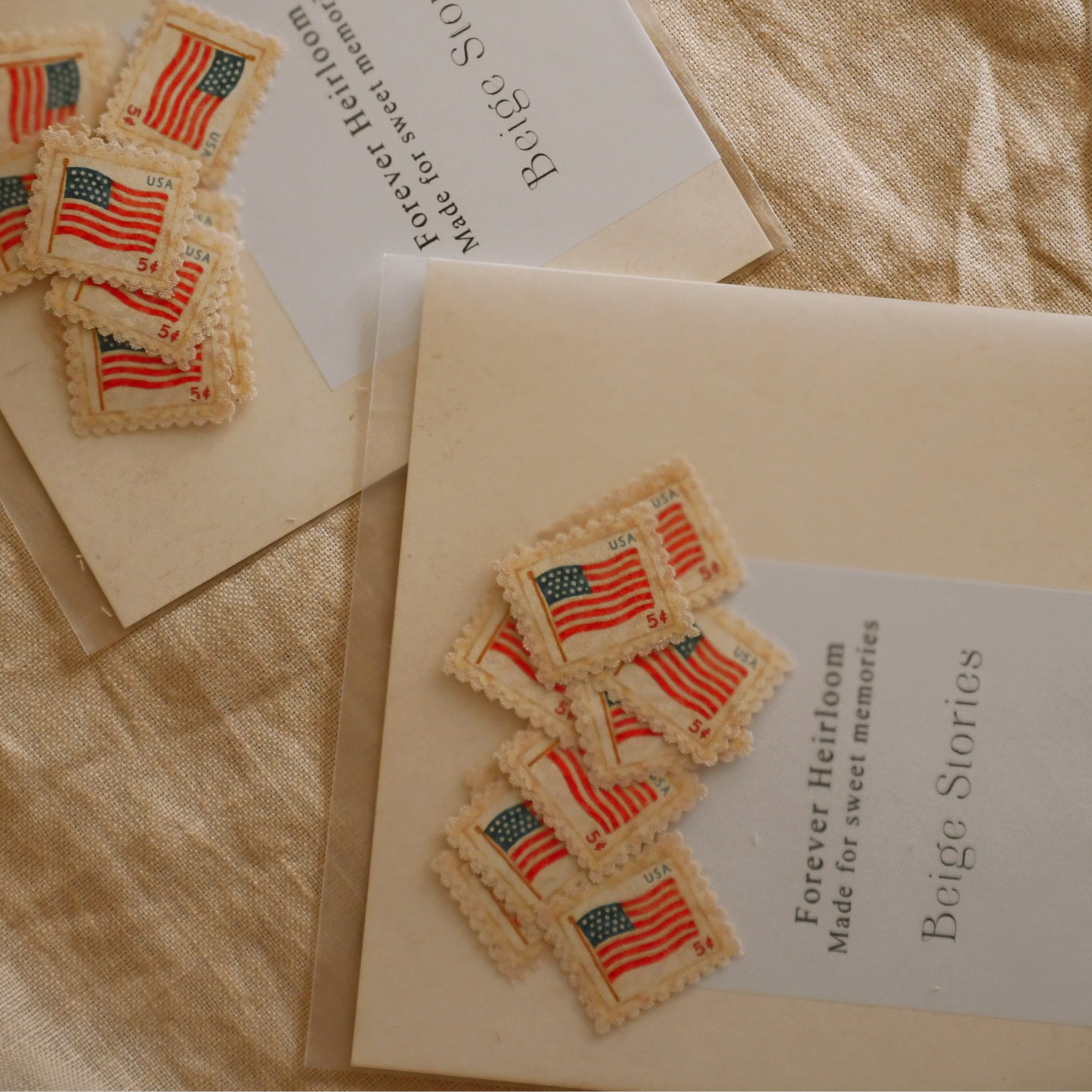 American Vintage 4th July Stamps