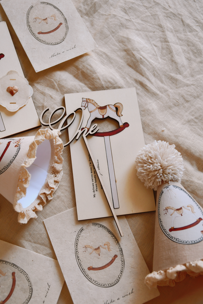 Rocking Horse Cake Toppers