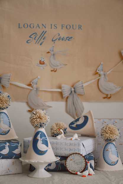 Silly Goose Banner - Add Name & Add Age