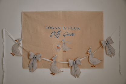 Silly Goose Banner - Add Name & Add Age