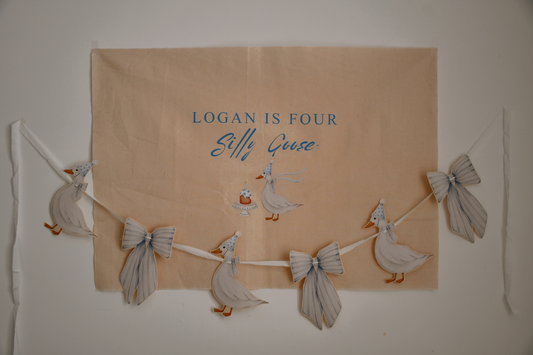 Silly Goose Banner - Add Name & Add Age