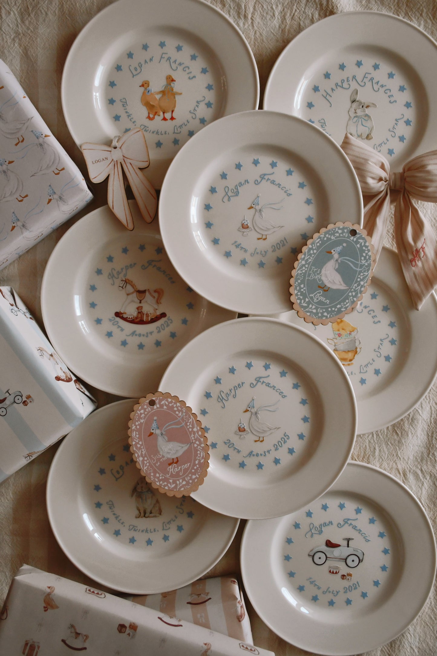 Keepsake Plate - 20cm Custom Message
